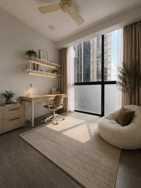 Waterbay, 45 Edgefield Plains, 4 Bedrooms, 1,259 sqft, Executive Condominium For Rent, by Bryan Luke Ng, 500224963 - Study - PropertyGuru.com.sg