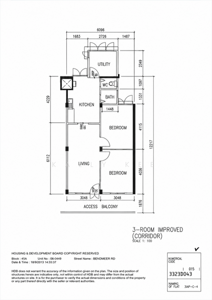 45 Bendemeer Road, 45 Bendemeer Road, 2 Bedrooms, 710 sqft, HDB Flat For Sale, by Kally Kee, 500224979 - PropertyGuru.com.sg