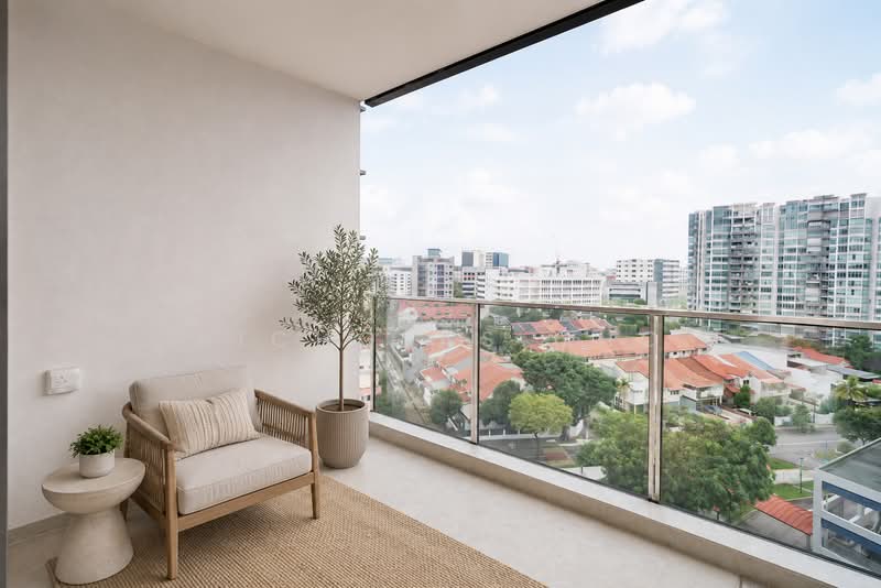 Bartley Vue, 8 Jalan Bunga Rampai, 3 Bedrooms, 947 sqft, Condominium For Sale, by Nicholas Cho, 500225001 - Balcony - PropertyGuru.com.sg