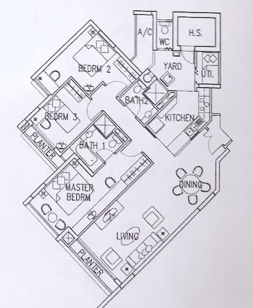 Compass Heights, 9 Sengkang Square, 3 Bedrooms, 1,249 sqft, Condominium For Sale, by Shanel Liew, 500225018 - PropertyGuru.com.sg