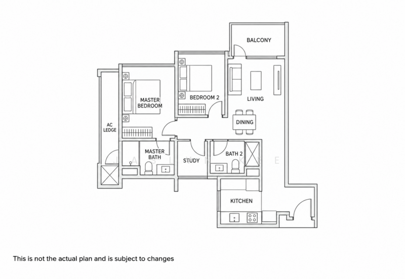 The Serra Residences, 7 Bassein Road, 2 Bedrooms, 721 sqft, Apartment For Sale, by Jaslyn Kee, 500225032 - PropertyGuru.com.sg