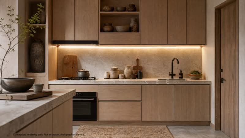 The Serra Residences, 7 Bassein Road, 2 Bedrooms, 721 sqft, Apartment For Sale, by Jaslyn Kee, 500225032 - Kitchen - PropertyGuru.com.sg