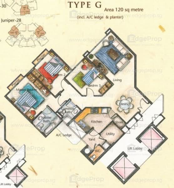 Northoaks, 26 Woodlands Cresent, 3 Bedrooms, 1,292 sqft, Condominium For Sale, by Jowell Lim, 500225035 - PropertyGuru.com.sg