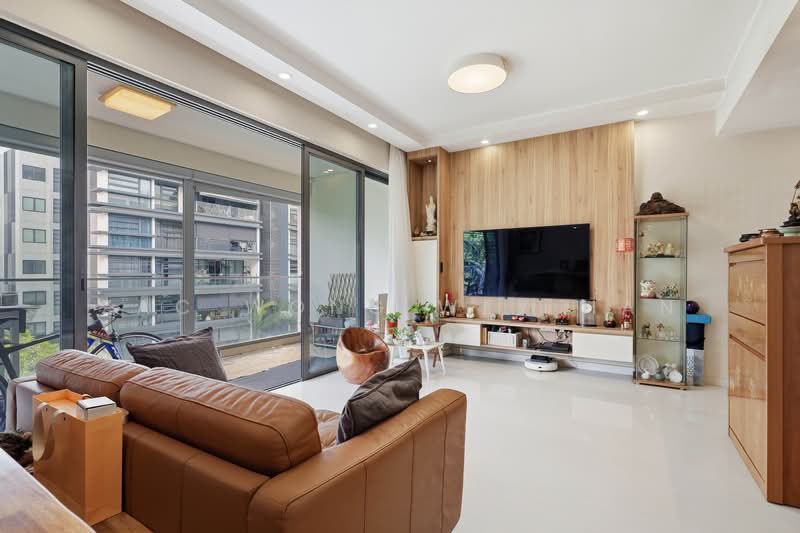 Hedges Park Condominium, 71 Flora Drive, 4 Bedrooms, 1,345 sqft, Condominium For Sale, by Zac Wong Wey Han, 500225042 - Living Room - PropertyGuru.com.sg