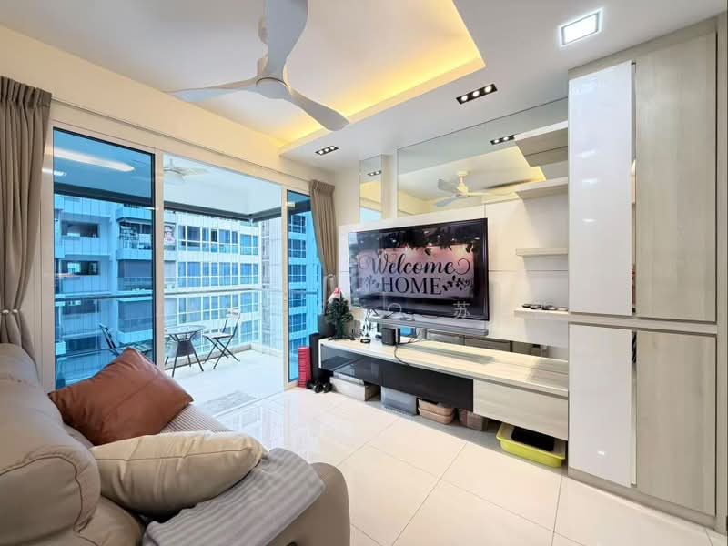 The Tampines Trilliant, 25 Tampines Central 7, 3 Bedrooms, 872 sqft, Executive Condominium For Rent, by Zane Soo 苏昱能, 500225102 - Living Room - PropertyGuru.com.sg