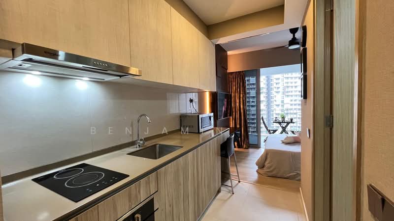 High Park Residences, 27 Fernvale Road, Studio, 300 sqft, Condominium For Rent, by Benjamin Fan, 500225108 - Kitchen - PropertyGuru.com.sg
