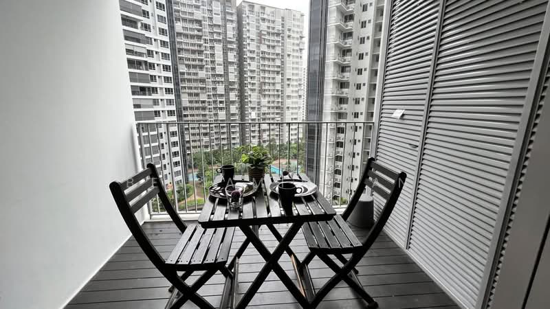 High Park Residences, 27 Fernvale Road, Studio, 300 sqft, Condominium For Rent, by Benjamin Fan, 500225108 - Balcony - PropertyGuru.com.sg