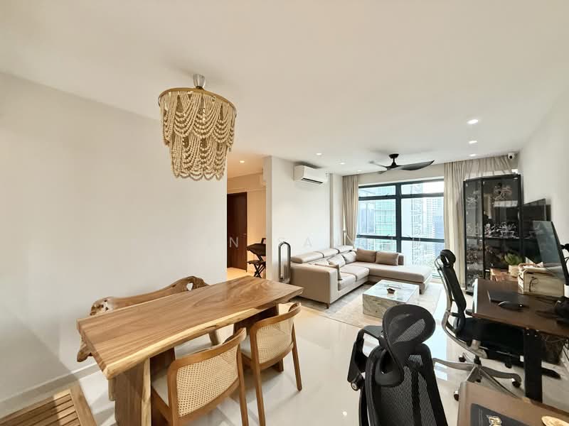 Blue Horizon, 21 West Coast Crescent, 2 Bedrooms, 969 sqft, Condominium For Sale, by Kevin Sangju, 500225151 - Living Room - PropertyGuru.com.sg