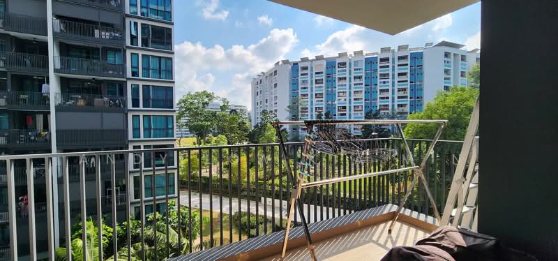 Treasure at Tampines, 17 Tampines Lane, 3 Bedrooms, 915 sqft, Condominium For Rent, by Andy Low Kia Min, 500225152 - Balcony - PropertyGuru.com.sg