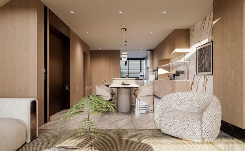 Brand New Terrace, 4 levels with Lift, 5 Bedrooms & 6 Bathrooms, opera estate - call Kim Yan 8130 3636 to view!, 5 Bedrooms, 4,260 sqft, Terraced House For Sale, by Kim Yan 金燕, 500225179 - Living Room - PropertyGuru.com.sg