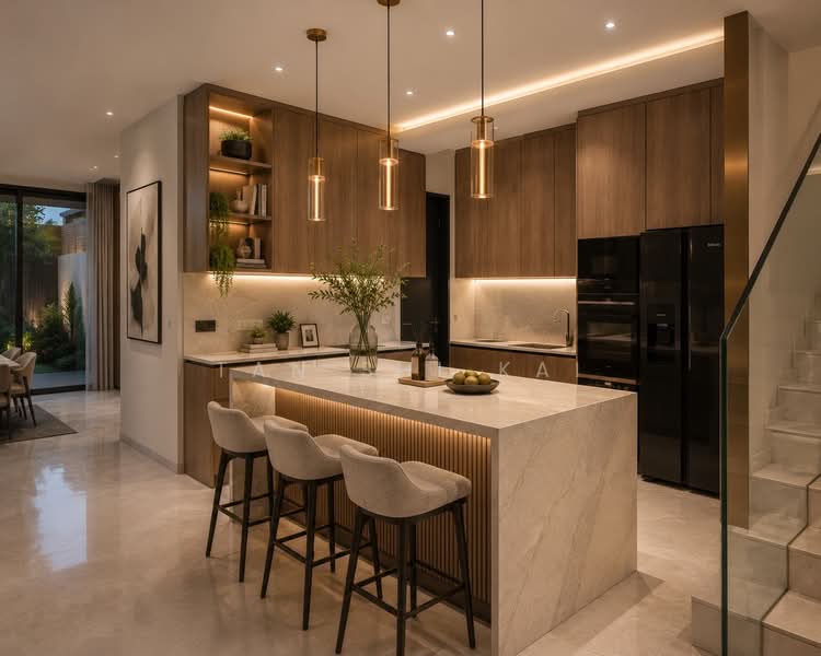 Brand New Corner Terrace at the Price of Condominium!, , 5 Bedrooms, 1,496 sqft, Corner Terrace For Sale, by Tan Shi Kai, 500225218 - Kitchen - PropertyGuru.com.sg