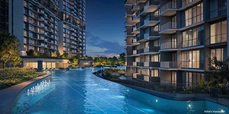 Lentor Hills Residences, Lentor Hills Road (Parcel A), Ang Mo Kio, 3 Bedrooms, 1,001 sqft, Apartment For Sale, by Kenny Lee, 500225250 - Pool - PropertyGuru.com.sg