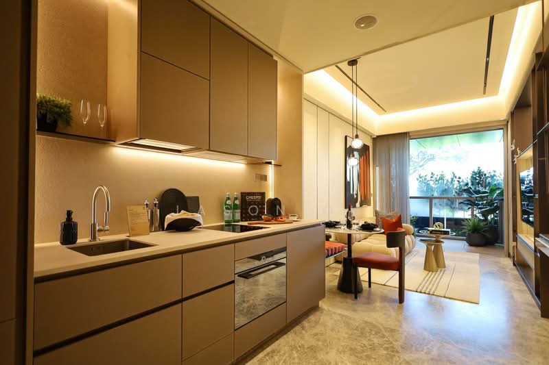 W Residences Marina View - Singapore, 22 Marina View, 1 Bedroom, 538 sqft, Condominium For Sale, by Jason Oh, 500225301 - Kitchen - PropertyGuru.com.sg