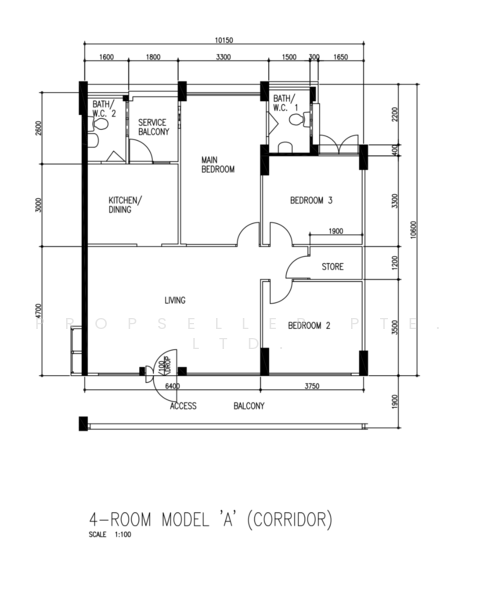 151 Jalan Teck Whye, 151 Jalan Teck Whye, 3 Bedrooms, 1,109 sqft, HDB Flat For Sale, by Gina Tow, 500225308 - PropertyGuru.com.sg