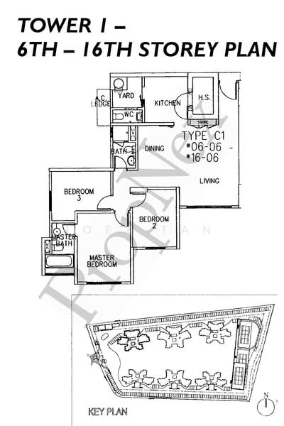 Casablanca, 27 Rosewood Drive, 3 Bedrooms, 1,119 sqft, Condominium For Sale, by Joey Tan, 500225326 - PropertyGuru.com.sg