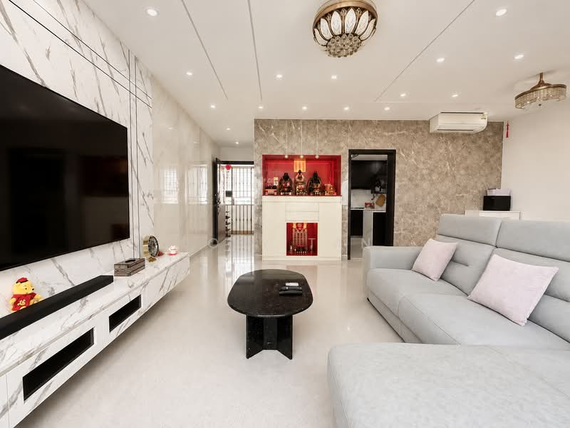 Casablanca, 27 Rosewood Drive, 3 Bedrooms, 1,119 sqft, Condominium For Sale, by Joey Tan, 500225326 - Living Room - PropertyGuru.com.sg