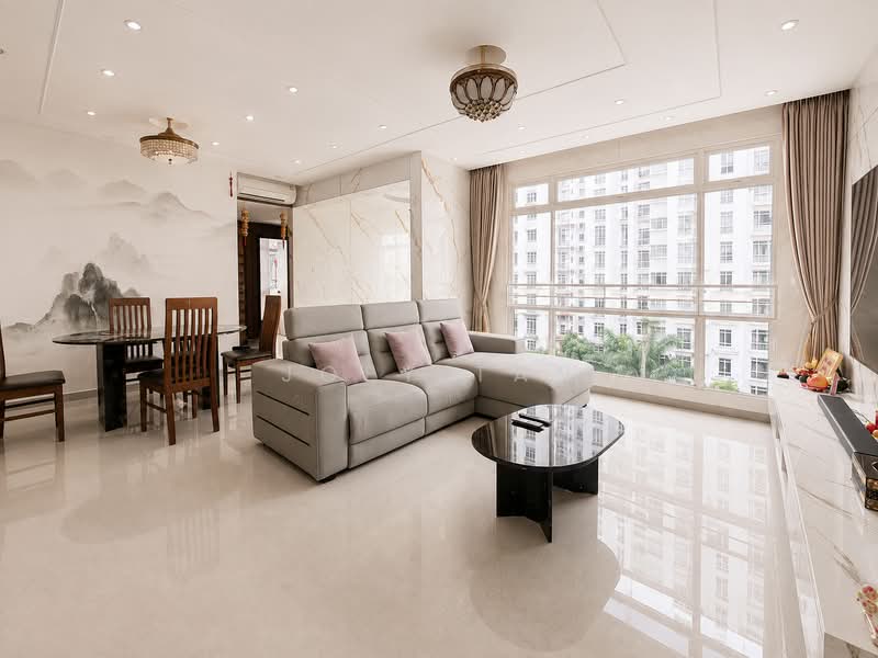 Casablanca, 27 Rosewood Drive, 3 Bedrooms, 1,119 sqft, Condominium For Sale, by Joey Tan, 500225326 - Living Room - PropertyGuru.com.sg