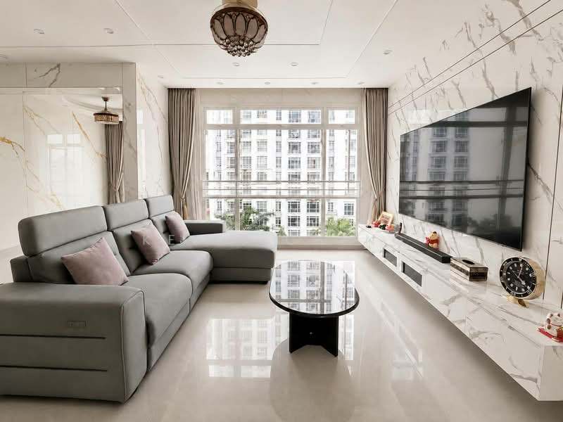 Casablanca, 21 Rosewood Drive, 3 Bedrooms, 1,119 sqft, Condominium For Sale, by Kelly Cheng, 500225343 - Living Room - PropertyGuru.com.sg