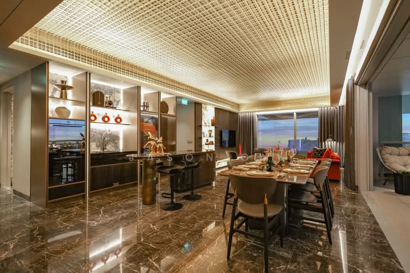W Residences Marina View - Singapore, 22 Marina View, 5 Bedrooms, 2,809 sqft, Condominium For Sale, by Jason Oh, 500225344 - Dining Room - PropertyGuru.com.sg