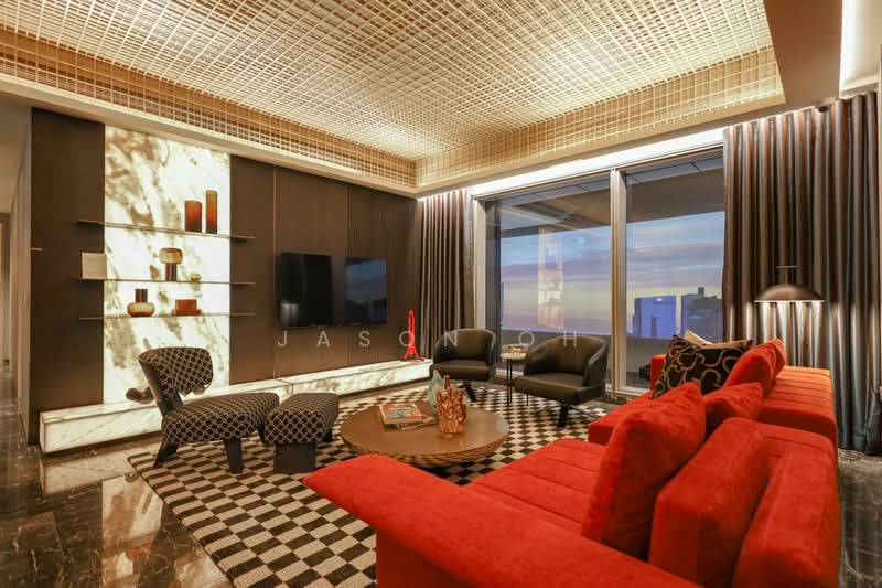 W Residences Marina View - Singapore, 22 Marina View, 5 Bedrooms, 2,809 sqft, Condominium For Sale, by Jason Oh, 500225344 - Living Room - PropertyGuru.com.sg