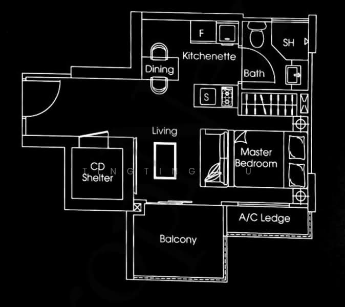 Parc Imperial, 253B Pasir Panjang Road, 1 Bedroom, 420 sqft, Condominium For Rent, by Tingting Liu, 500225368 - PropertyGuru.com.sg