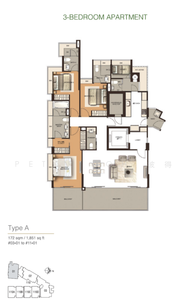 Residences @ Emerald Hill, 119 Emerald Hill Road, Orchard / River Valley, 3 Bedrooms, 1,657 sqft, Condominium For Sale, by Peter Loh 彼得, 500225439 - PropertyGuru.com.sg