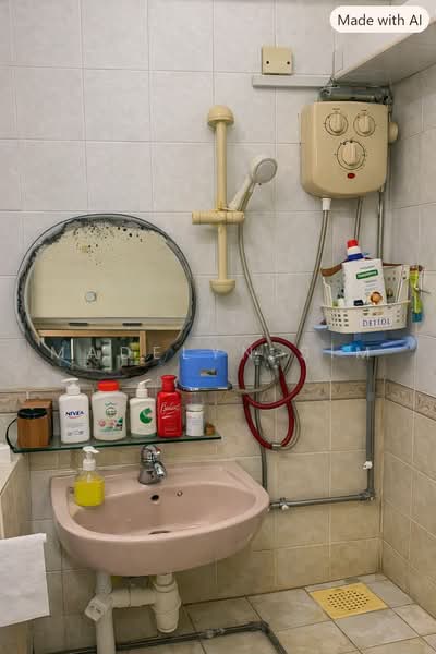 308A Anchorvale Road, 308A Anchorvale Road, Room Rental, 100 sqft, HDB Flat For Rent, by Madelyn Sim, 500225441 - Bathroom - PropertyGuru.com.sg