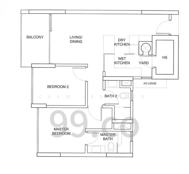 Seastrand, 3 Pasir Ris Link, 2 Bedrooms, 883 sqft, Condominium For Sale, by Chew Jennifer, 500225447 - PropertyGuru.com.sg