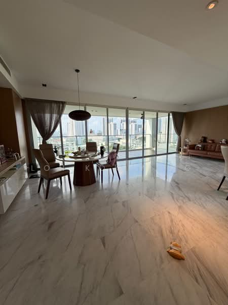 Sky @ Eleven, 5 Thomson Lane, 4 Bedrooms, 2,712 sqft, Condominium For Rent, by Loh Kok Weng, 500225509 - Living Room - PropertyGuru.com.sg
