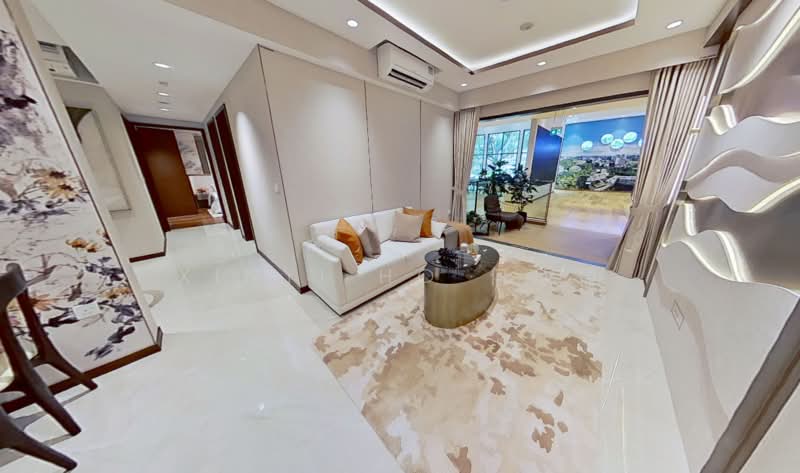The Hill @ One-North, 15 Slim Barrack Rise, 3 Bedrooms, 1,012 sqft, Condominium For Sale, by Xinyi Ho 何欣倚, 500225512 - Living Room - PropertyGuru.com.sg