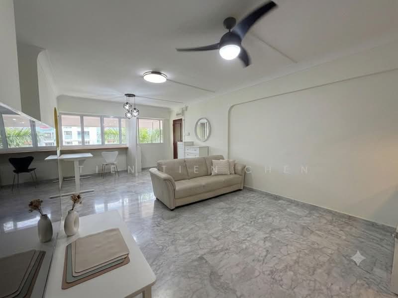 Spacious Corner, Hidden Gem Near Vivocity, 109 Bukit Purmei, 3 Bedrooms, 1,119 sqft, HDB Flat For Sale, by Tien Tien Chen, 500225523 - Living Room - PropertyGuru.com.sg