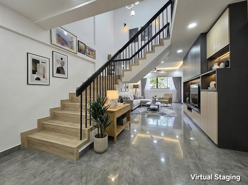 712 Hougang Avenue 2, 712 Hougang Avenue 2, 3 Bedrooms, 1,593 sqft, HDB Flat For Sale, by Janet Lee, 500225539 - Living Room - PropertyGuru.com.sg