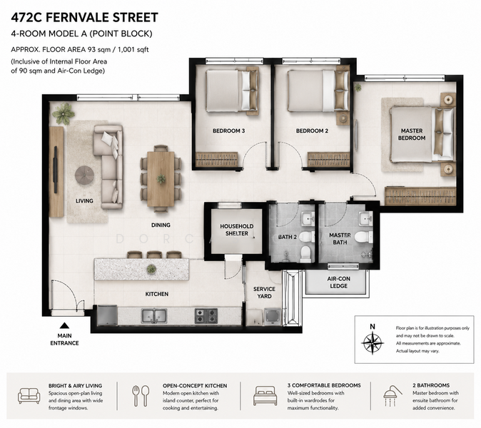 826 Yishun Street 81, 826 Yishun Street 81, 3 Bedrooms, 1,570 sqft, HDB Flat For Sale, by Dorcas Chan, 500225586 - PropertyGuru.com.sg