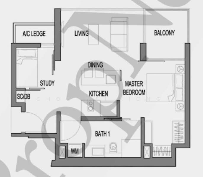 Marine Blue, 95 Marine Parade Road, 1 Bedroom, 635 sqft, Condominium For Sale, by Choo Wei Kiong, 500225611 - PropertyGuru.com.sg