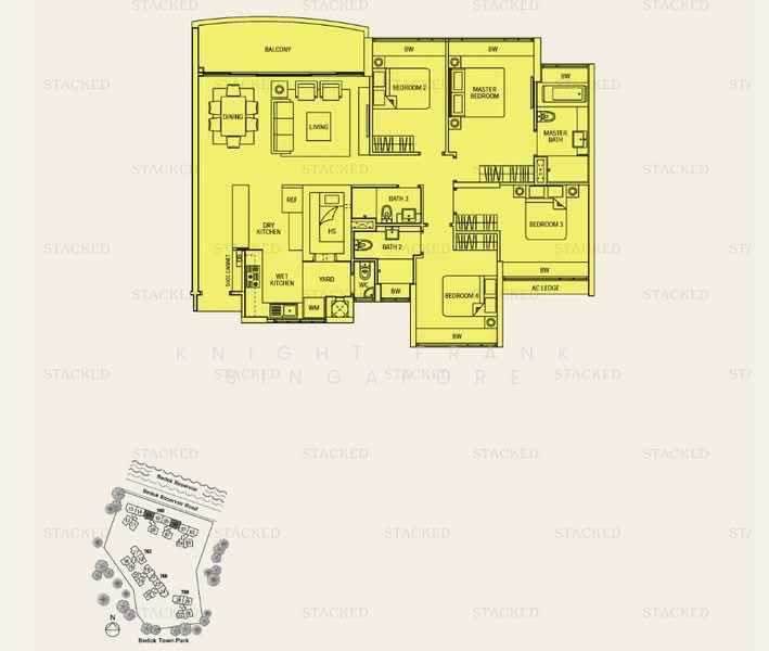 Waterfront Waves, 766 Bedok Reservoir Road, 4 Bedrooms, 1,582 sqft, Condominium For Sale, by GWEN LIM, 500225643 - PropertyGuru.com.sg