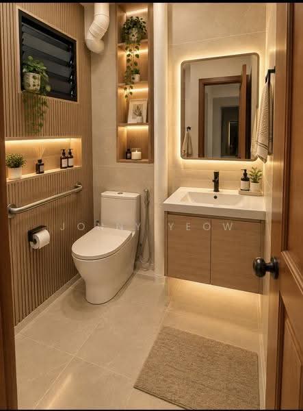 10 Teck Whye Avenue, 10 Teck Whye Avenue, Dairy Farm / Bukit Panjang / Choa Chu Kang, 2 Bedrooms, 721 sqft, HDB Flat For Sale, by Jonny Yeow, 500225658 - Master toilet decorated - PropertyGuru.com.sg