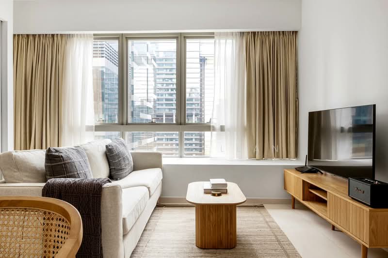 One Shenton, 1 Shenton Way, 1 Bedroom, 538 sqft, Condominium For Sale, by Daphne Lean, 500225687 - Living Room - PropertyGuru.com.sg