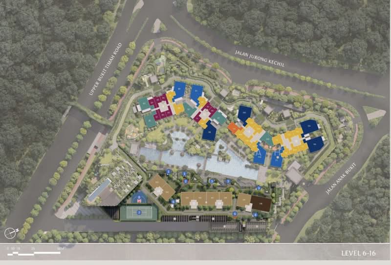 The Reserve Residences, 9 Jalan Anak Bukit, Clementi Park / Upper Bukit Timah, 1 Bedroom, 441 sqft, Condominium For Sale, by Victor Seah, 500225690 - Site Plan - PropertyGuru.com.sg