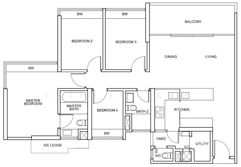 Centro Residences, 59 Ang Mo Kio Avenue 8, Ang Mo Kio / Bishan / Thomson, 4 Bedrooms, 1,281 sqft, Condominium For Sale, by Casey Koo 古家进, 500225793 - PropertyGuru.com.sg