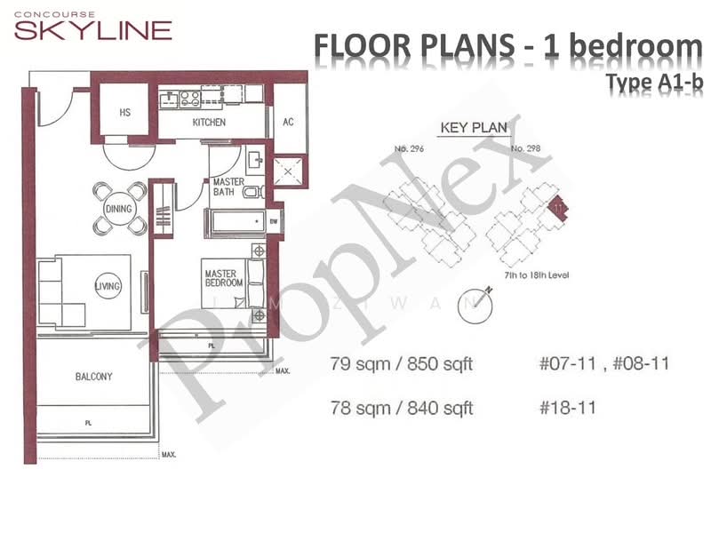 Concourse Skyline, 300 Beach Road, Beach Road / Bugis / Rochor, 1 Bedroom, 840 sqft, Condominium For Sale, by Lim Ziwan, 500225806 - PropertyGuru.com.sg