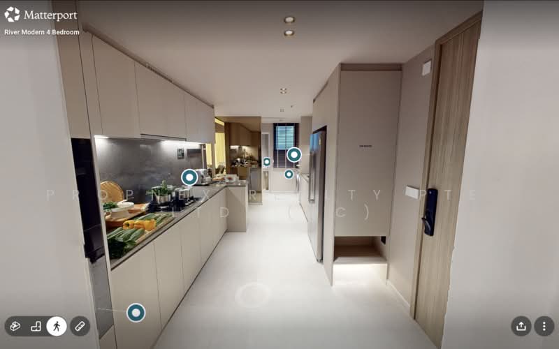 Direct & Sheltered Path To MRT & Malls | Brand New Luxury Condo, River Valley Green, 4 Bedrooms, 1,830 sqft, Condominium For Sale, by RYAN CHEN ZIHAO, 500225816 - Kitchen - PropertyGuru.com.sg