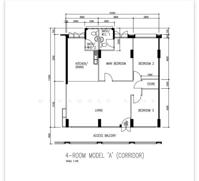 632 Pasir Ris Drive 3, 632 Pasir Ris Drive 3, 3 Bedrooms, 1,119 sqft, HDB Flat For Sale, by Muhammed Ayub, 500225833 - PropertyGuru.com.sg
