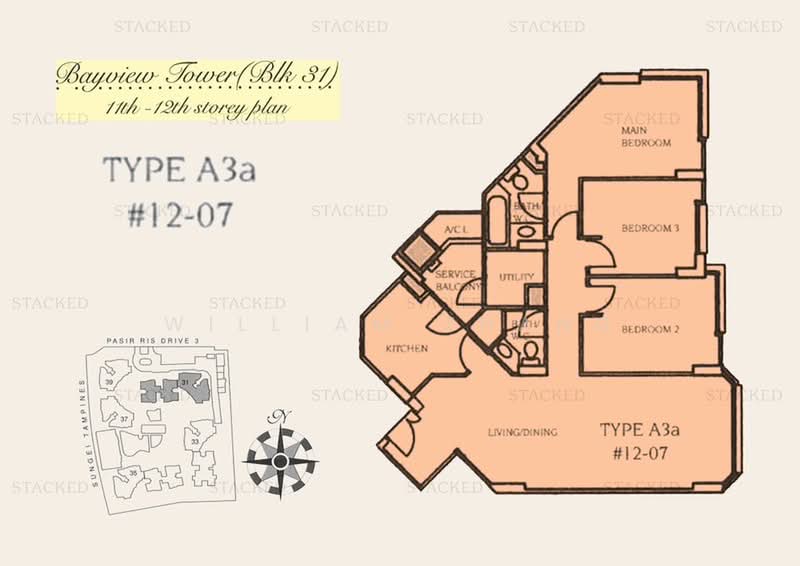 Eastvale, 41 Pasir Ris Drive 3, 3 Bedrooms, 1,099 sqft, Condominium For Rent, by William Zhang, 500225834 - PropertyGuru.com.sg