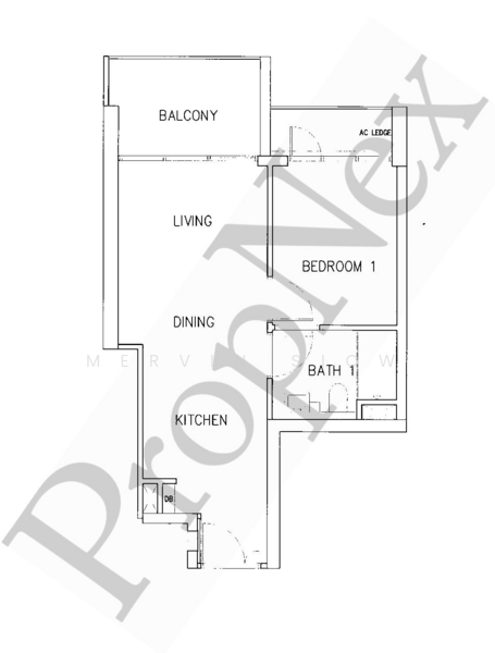 18 Woodsville, 18 Woodsville Close, 1 Bedroom, 495 sqft, Condominium For Rent, by Mervin Siow, 500225865 - PropertyGuru.com.sg