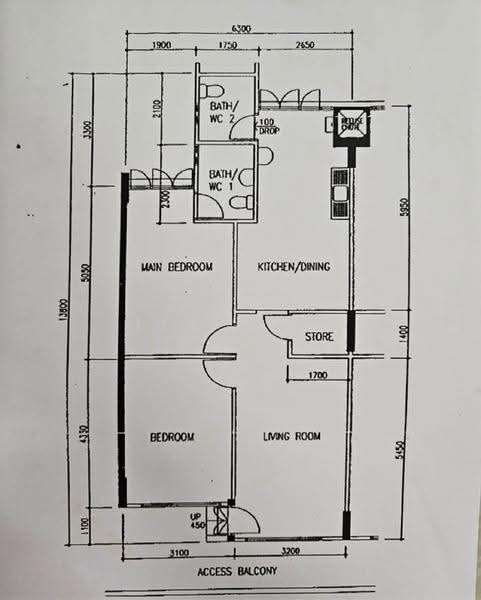 321 Yishun Central, 321 321, Sembawang / Yishun, 2 Bedrooms, 807 sqft, HDB Flat For Sale, by Lee Kiat Chin, 500225876 - PropertyGuru.com.sg