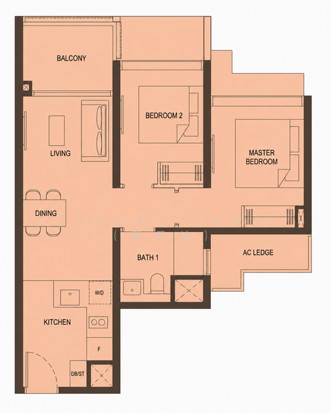 The M, 38 Middle Road, 2 Bedrooms, 613 sqft, Condominium For Rent, by Sherry Tang (邓民洁), 500225887 - PropertyGuru.com.sg