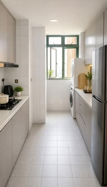 Tiara, 1 Kim Seng Walk, 2 Bedrooms, 900 sqft, Apartment For Rent, by Joyce Yeo 杨惠婷, 500225901 - Kitchen - PropertyGuru.com.sg
