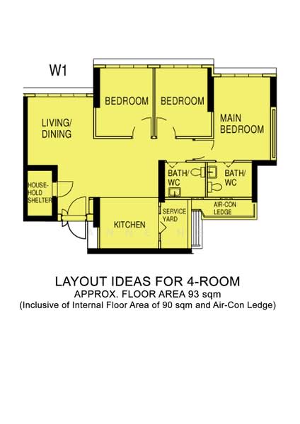 357B Ubi Road 3, 357B Ubi Road 3, 3 Bedrooms, 1,001 sqft, HDB Flat For Rent, by Anne Ng, 500225928 - PropertyGuru.com.sg