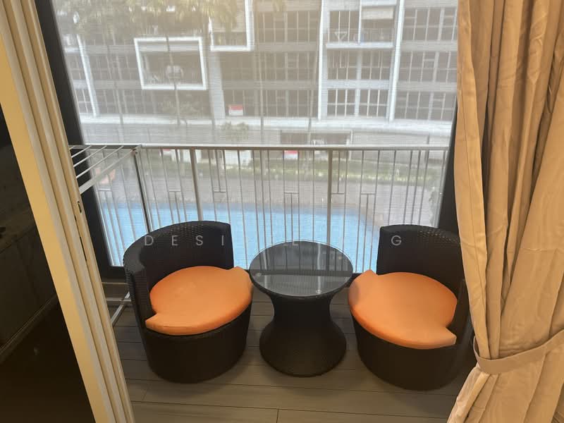 Prive, 31 Punggol Field, 3 Bedrooms, 1,227 sqft, Executive Condominium For Rent, by Desiree Ang, 500225955 - MBR Balcony - Relax corner - PropertyGuru.com.sg