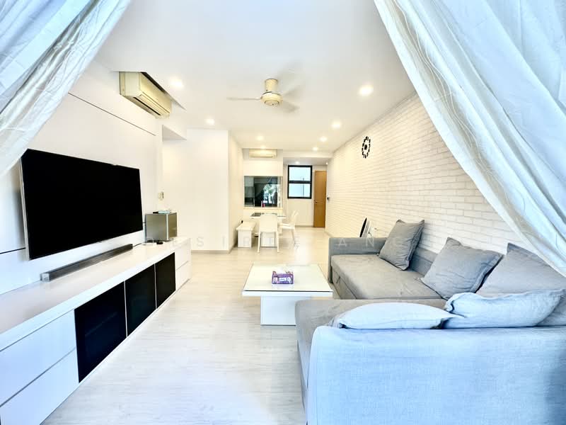 Prive, 31 Punggol Field, 3 Bedrooms, 1,227 sqft, Executive Condominium For Rent, by Desiree Ang, 500225955 - Living Room - PropertyGuru.com.sg